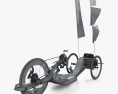 REVOX Carbonbike handcycle 2022 3D 모델  wire render