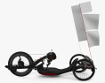 REVOX Carbonbike handcycle 2022 Modello 3D vista laterale
