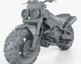 Caterham Brutus 750 2014 3d model clay render