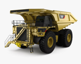 Caterpillar 793F Dump Truck 2009 3D model