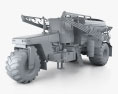 Challenger TerraGator 9300 2014 3Dモデル clay render