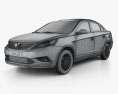 Changan Eado 2015 3D модель wire render