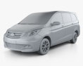 Changan Auchan 2018 3d model clay render