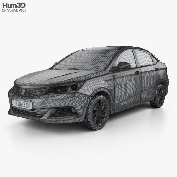 Changan Alsvin V7 2017 3D model - Vehicles on Hum3D