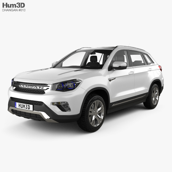 Changan CS75 with HQ interior 2017 3D model