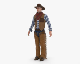 Cowboy 3D model