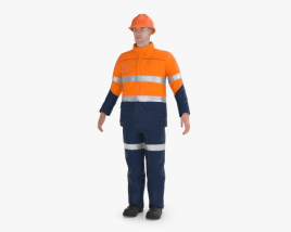 Workman Mining Safety 3D model