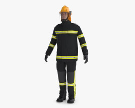 Firefighter 3D model