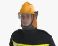 Firefighter 3d model