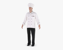 Küchenchef 3D-Modell