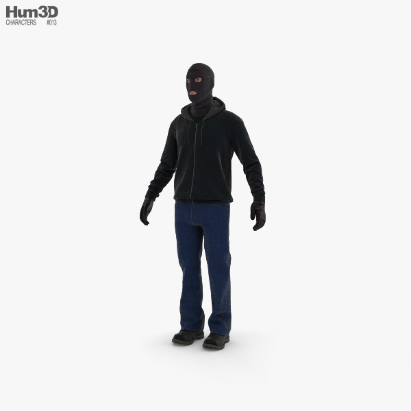 Robber 3D model
