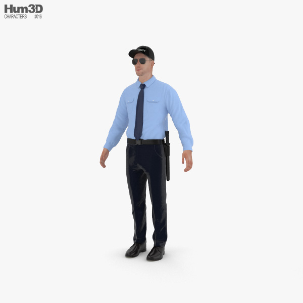 Security Guard 3D model