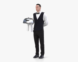 Waiter Modèle 3D