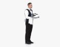 Waiter 3d model