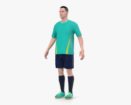 Soccer Player 3D model