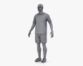Fußballspieler 3D-Modell