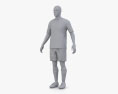 Jogador de futebol Modelo 3d