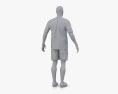 サッカー選手 3Dモデル