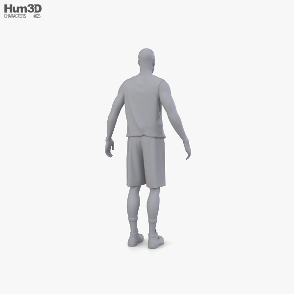 Basketball Player 3D model - Characters on Hum3D