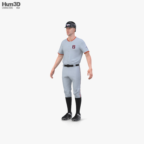 Baseball Player 3D model