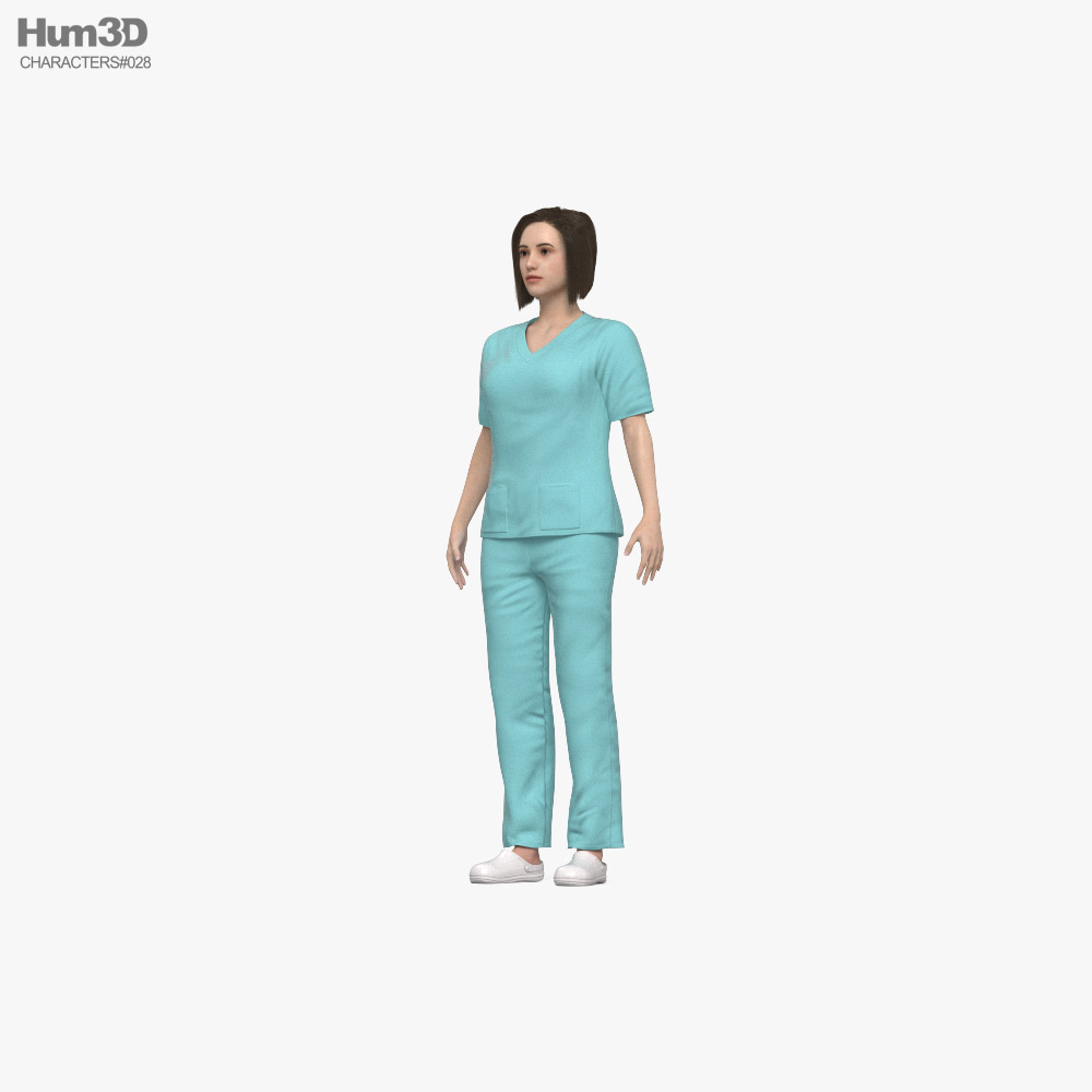 Nurse 3D model