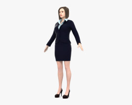 Femme d'affaires Modèle 3D