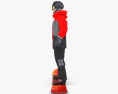 Snowboard-Mann 3D-Modell