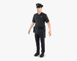 Agent de police Modèle 3D