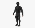 SWAT-Polizist 3D-Modell