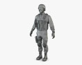 SWATの警察官 3Dモデル