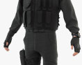 스와트 경찰관 3D 모델 
