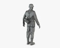 WW2 ドイツ軍兵士 3Dモデル