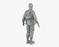 Soldado estadounidense de la Segunda Guerra Mundial Modelo 3D