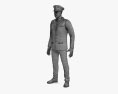 Limousinenfahrer Afro-Amerikaner 3D-Modell