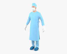 Chirurg 3D-Modell