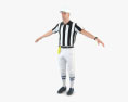 Arbitro di football americano Modello 3D