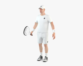 Тенісист 3D модель