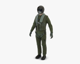 Jet Fighter Pilot 3D model