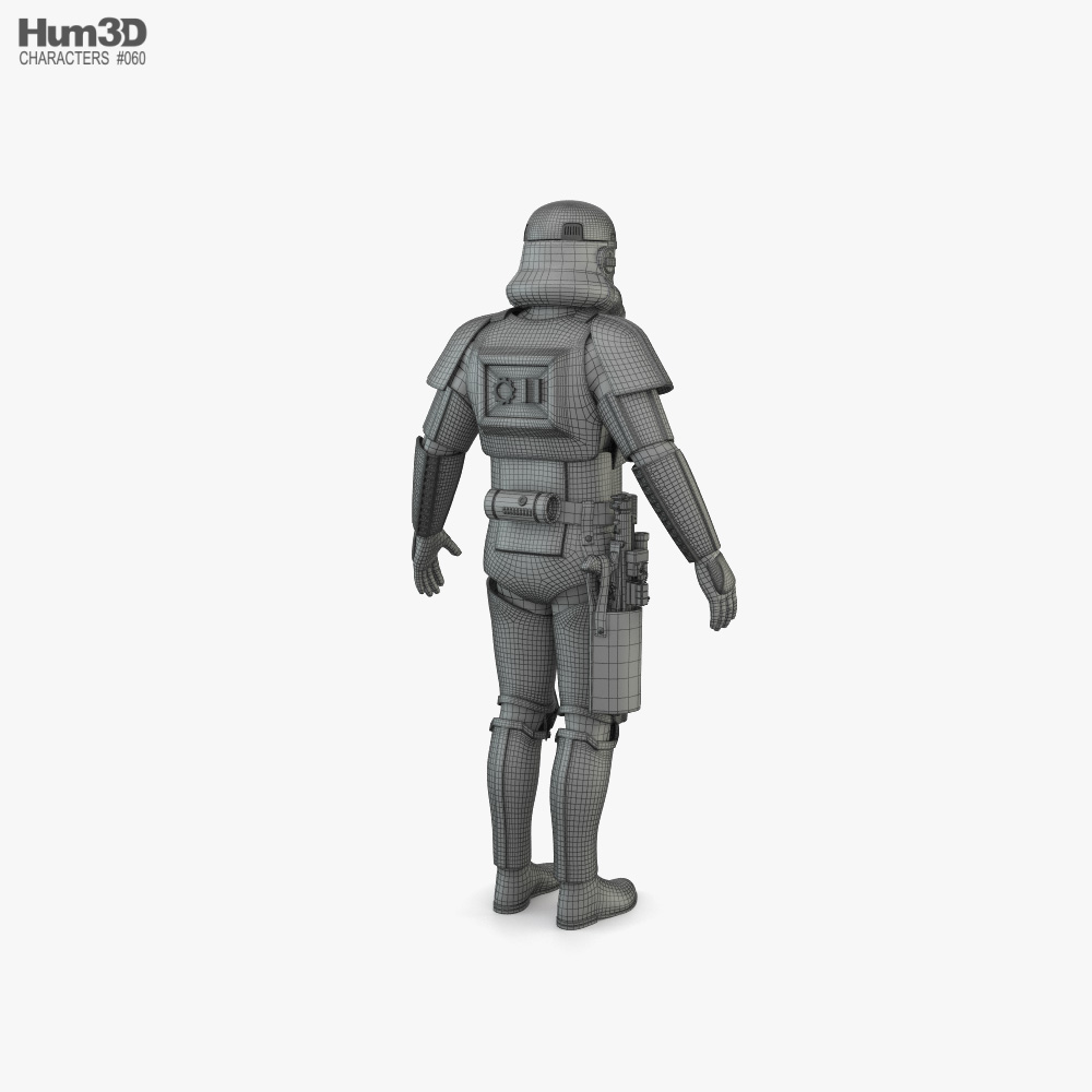 3d model stormtrooper