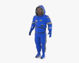 Combinaison spatiale Boeing Starliner Modèle 3D