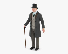 Victorian Man 3D model