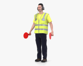 Aircraft Marshaller 3D model