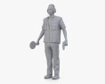 Aircraft Marshaller 3d model