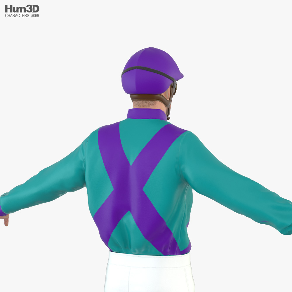 Jockey 3D model - Characters on Hum3D