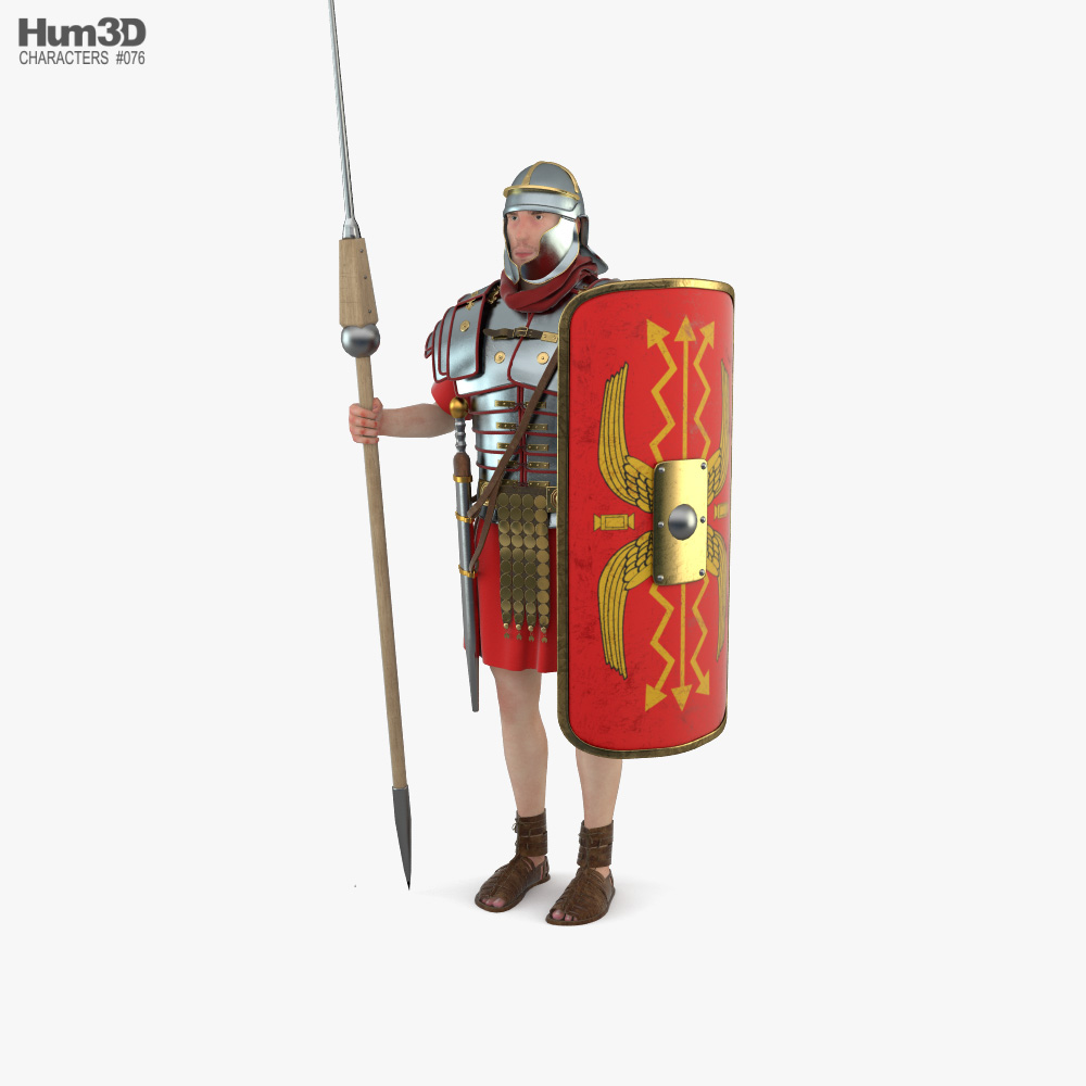 Soldato romano Modello 3D