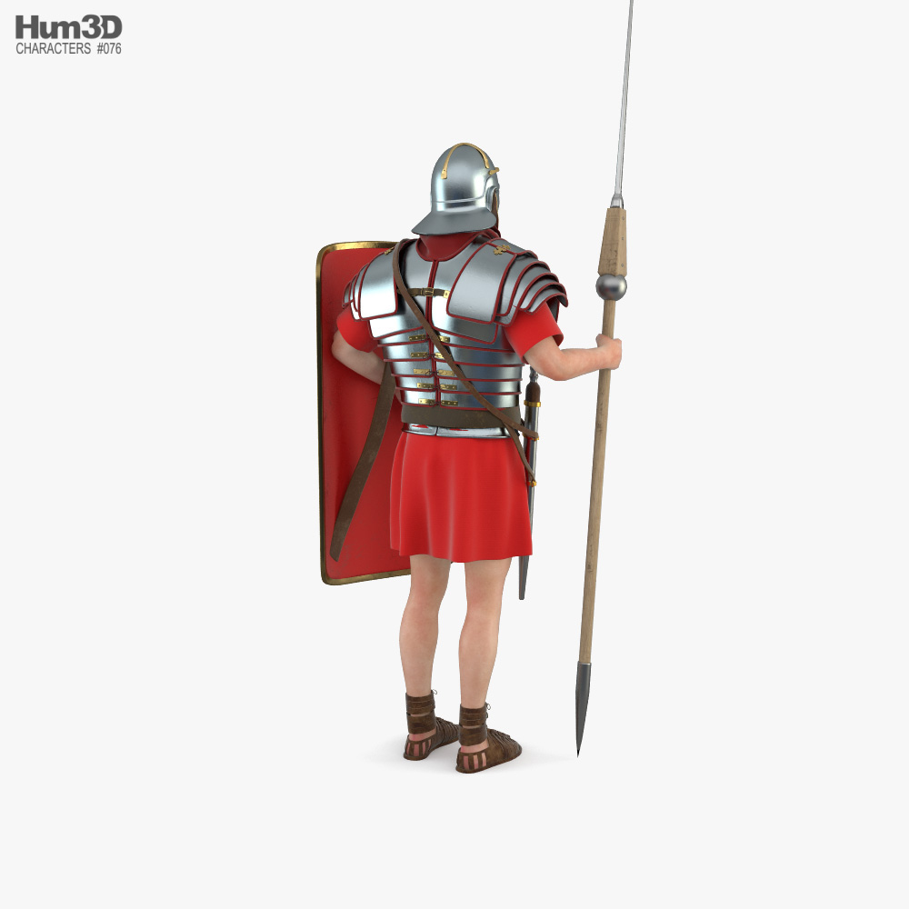 Soldado romano Modelo 3D