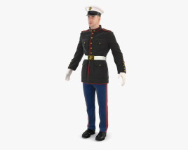 Soldado del Cuerpo de Marines de EE.UU. Modelo 3D