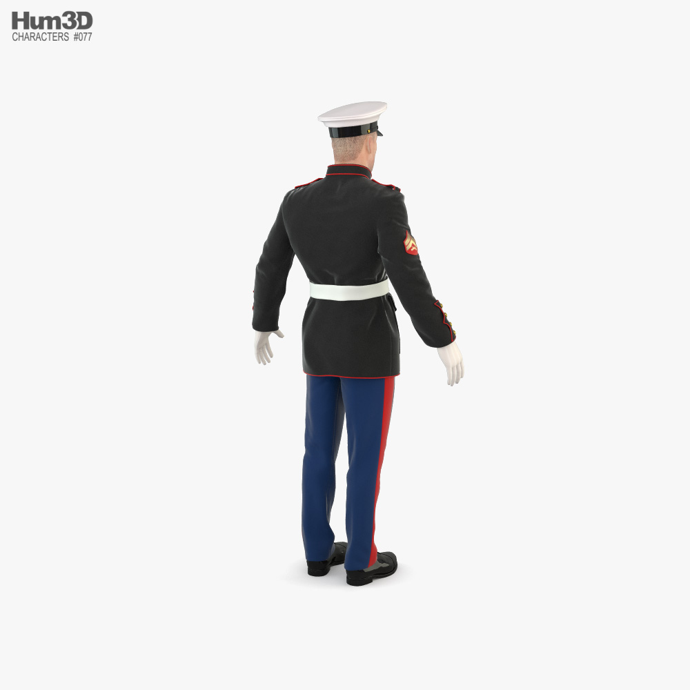 Soldato del Corpo dei Marines degli Stati Uniti Modello 3D