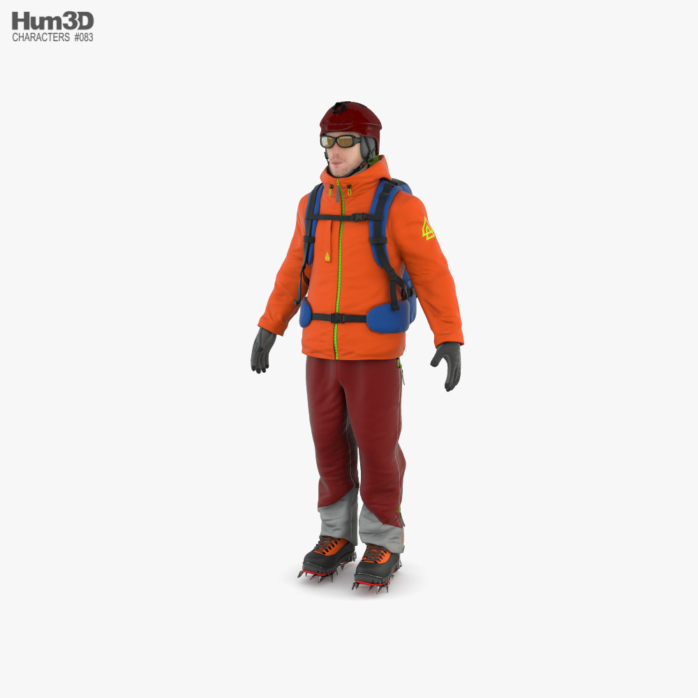 Альпініст 3D модель
