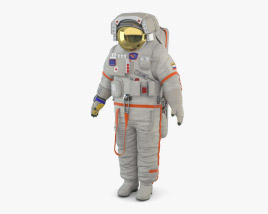 Space Suit Russian Orlan 3D model